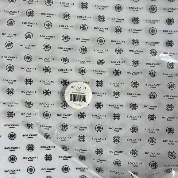 Bolvaint Cabot Luxury Briefcase Navy Leather w/Black Accents Travel Collection - Picture 11 of 11